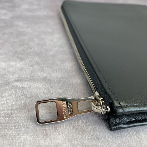 Louis Vuitton Black Pochette Jules Nomad Clutch Case Calf Noir NEW - Picture 7 of 12